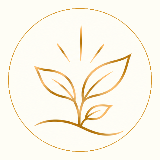 Create gold line-art icon